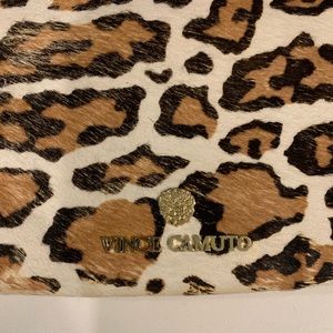 Cheetah print leather